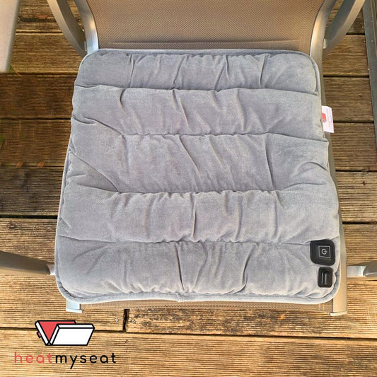 Le nouveau coussin chauffant vainqueur des tests pour les terrasses extérieures ou le jardin privé. Ce coussin chauffant est enroulable et peut également être utilisé comme couverture chauffante ou coussin chauffant pour les animaux domestiques.